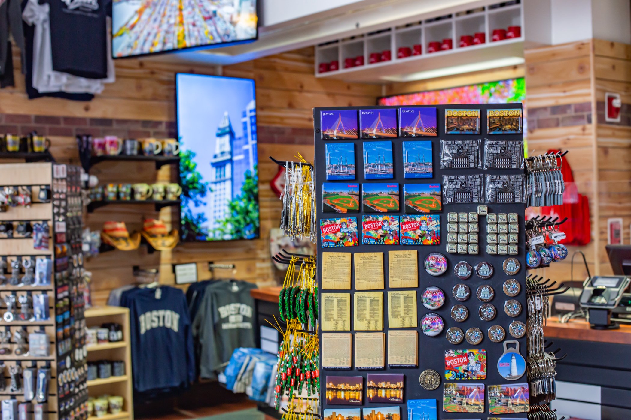 inside the Boston Common Visitor Information Center