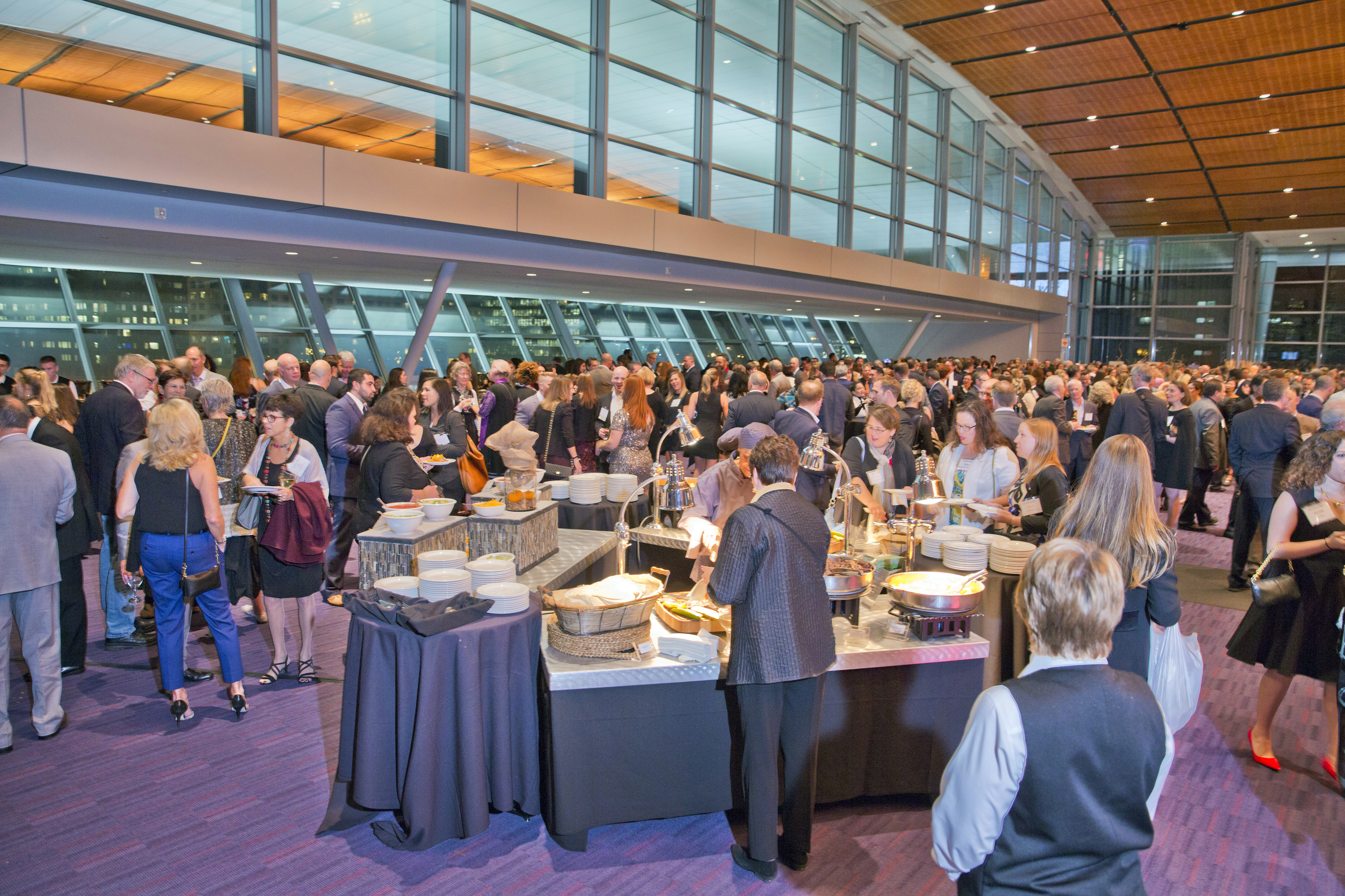 reception at the Boston Convention & Exhibition Center